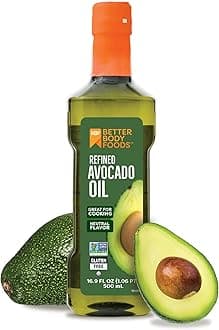 100% Pure Avocado Oil Naturally Refined Cooking Oil Non-gmo, 16.9 Oz