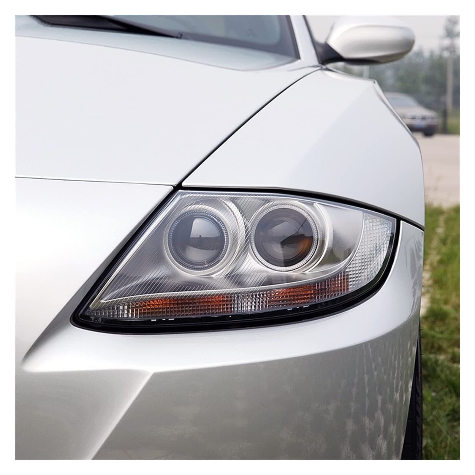 Headlights For BMW Z4 E85 2003 2004 2005 2006 2007 2008 Car Headlight Cover Headlamp Transparent Lampshade Shell Lens Glass Headlamp (Size : Left)