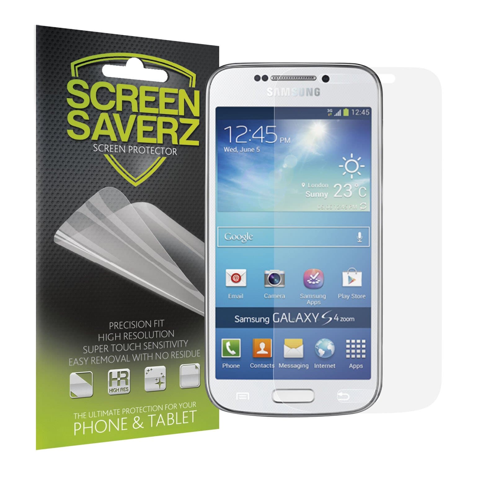Anti-Glare Matte Screen Protector Shield for Samsung Galaxy S4 Zoom [6-Pack] + Lifetime Replacement Warranty