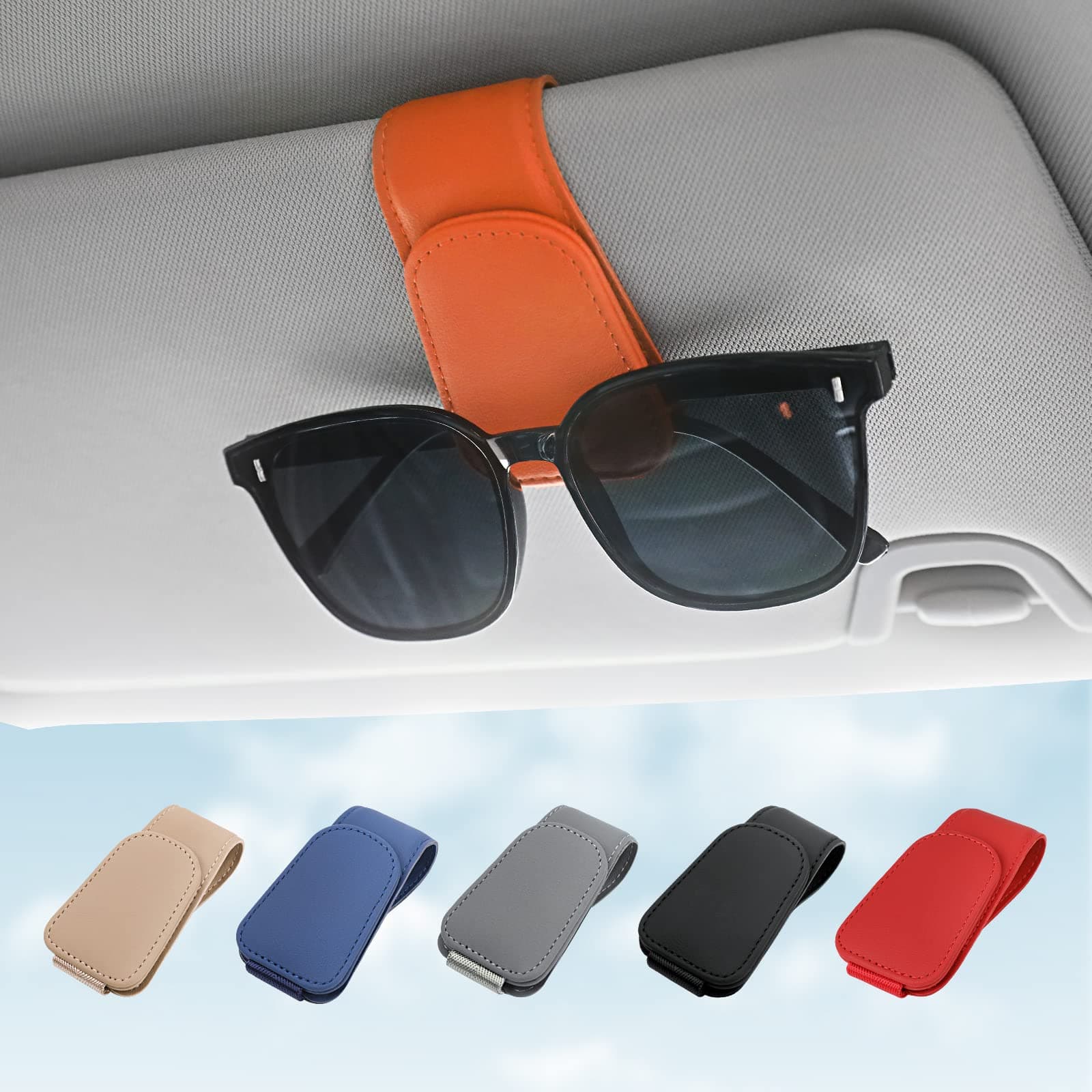 Sunglass holder for car