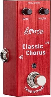 Chorus Pedal, Horse Electric Guitar Effects Pedals Mini Single Type DC 9V True Bypass