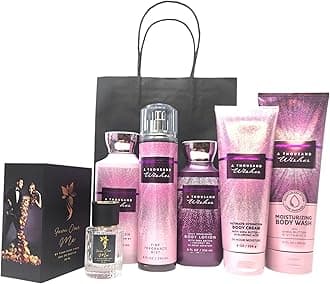 Bath and Body A Thousand Wishes DELUXE Gift Set with Fawn Over Me Perfume and Gift Bag (Thousand Wishes DELUXE)