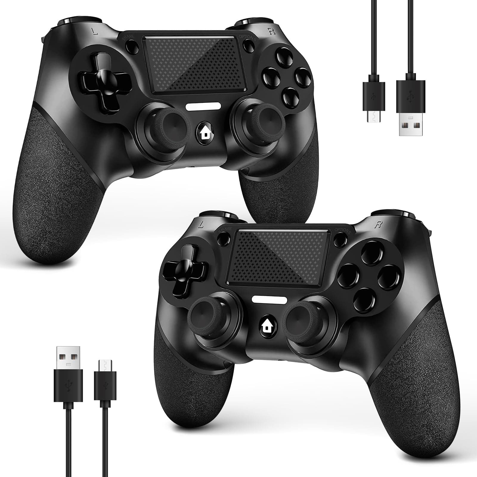 AceGamer 2 Pack for PS4 Controller, Wireless Controllers for PS4/Pro/Slim/PC,...