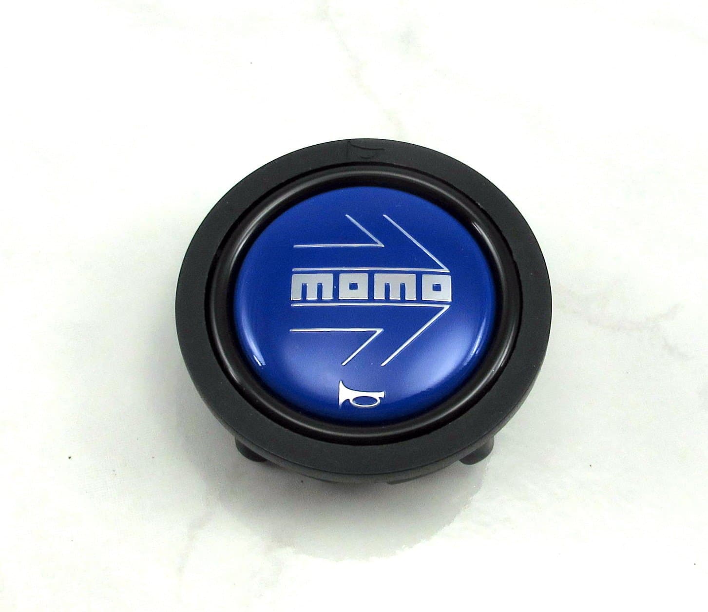 Momo Horn/SM/Blue Horn Button