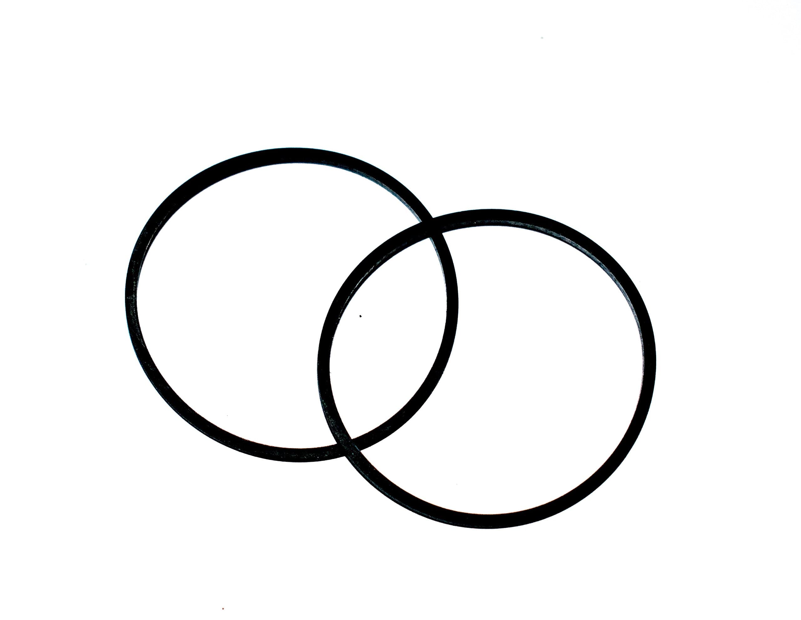 Turntable Belt for Mitsubishi LT-5V Turntable Tonearm (Both)