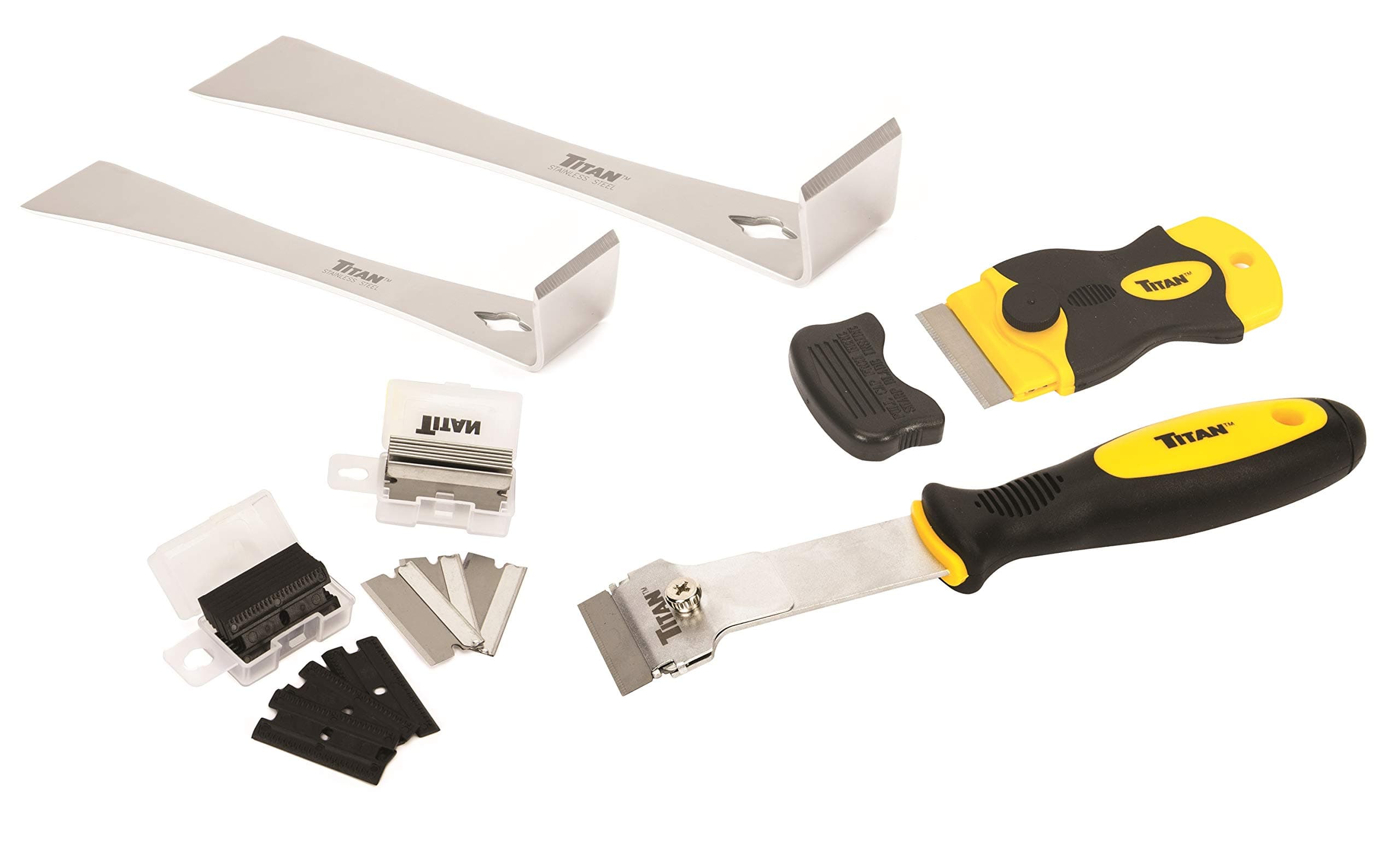 Titan 59400 4-Piece Scraper Set with 42 Replacement Blades