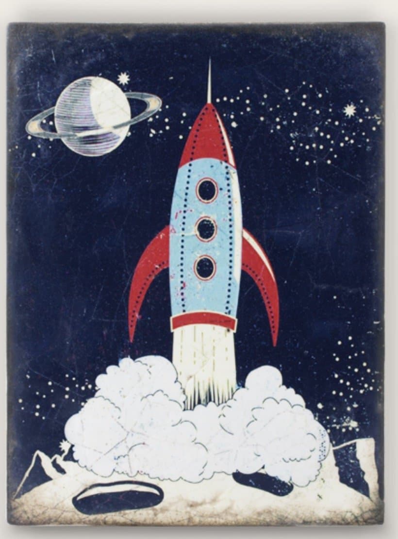 Sid Dickens Rocket SB02 Memory Block Wall Tile New Retired