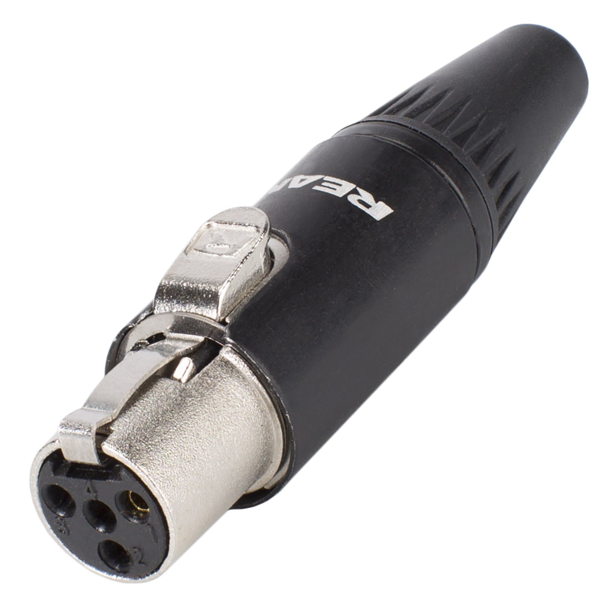SOCKET, TINY XLR, CABLE, 4WAY - RT4FC-B - REAN
