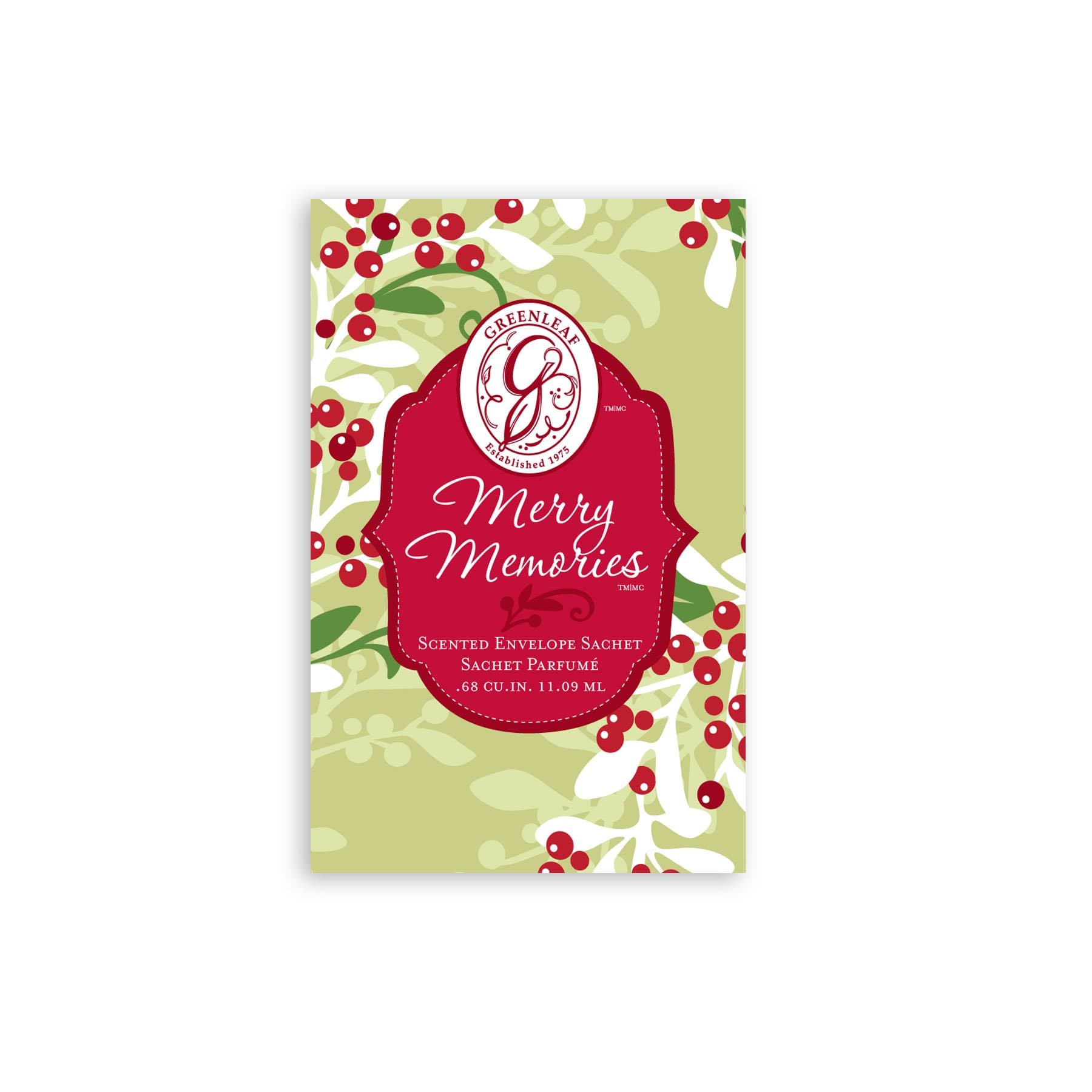 Greenleaf Large Sachet Merry Memories