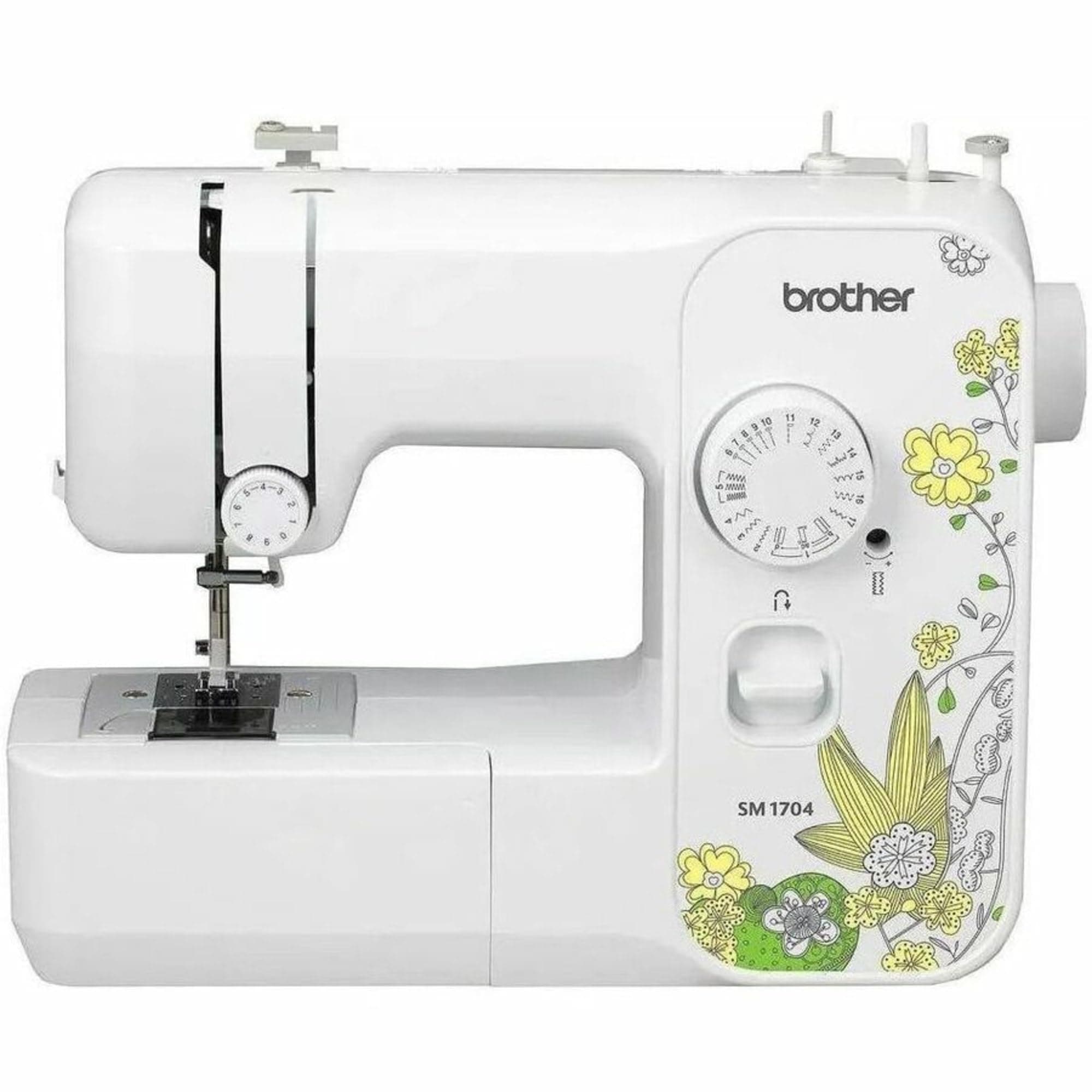 SM1704 17-Stitch Lightweight Sewing Machine (White)