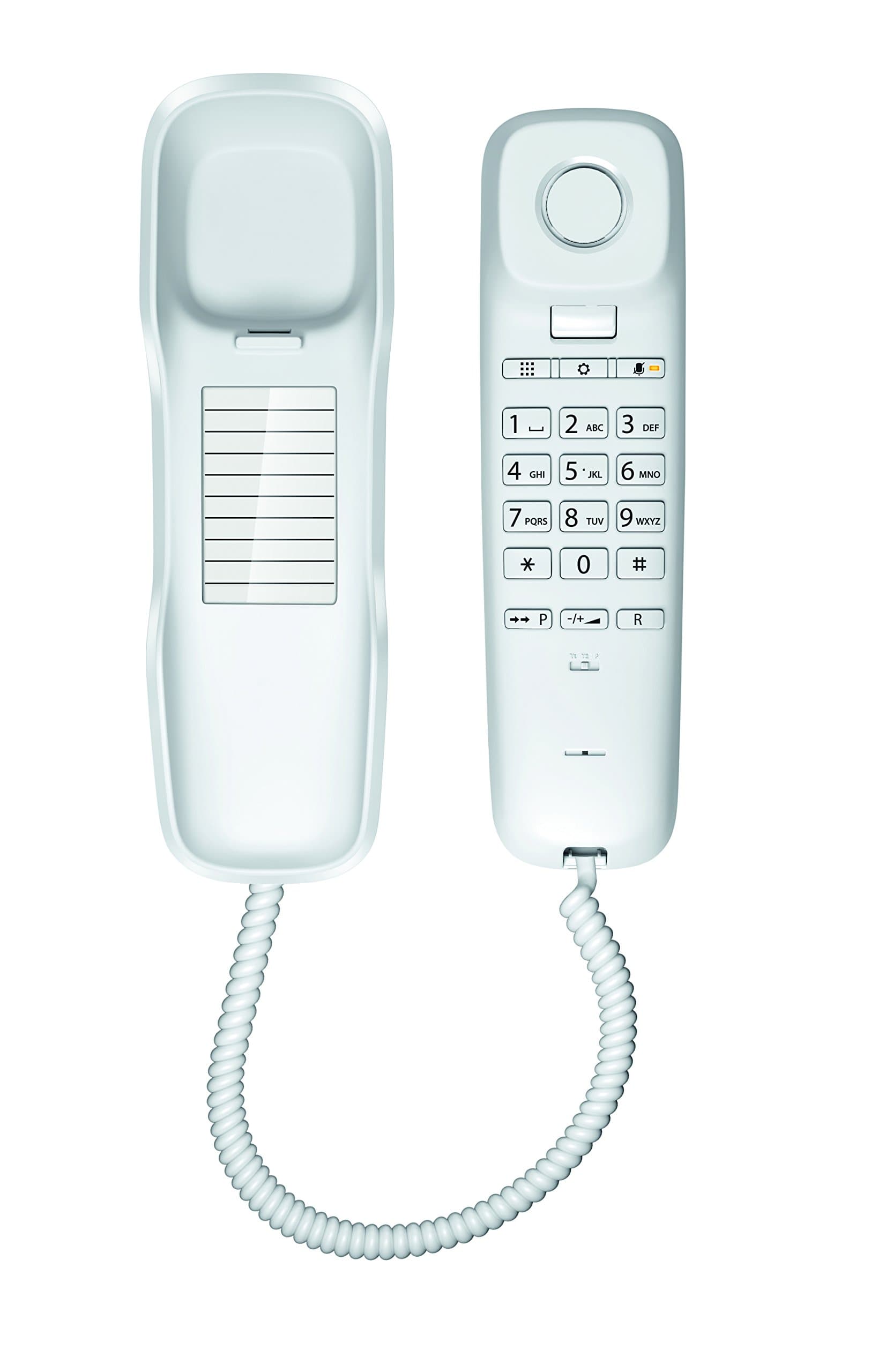 Gigaset DA210 Corded Telephone - White [German Version]