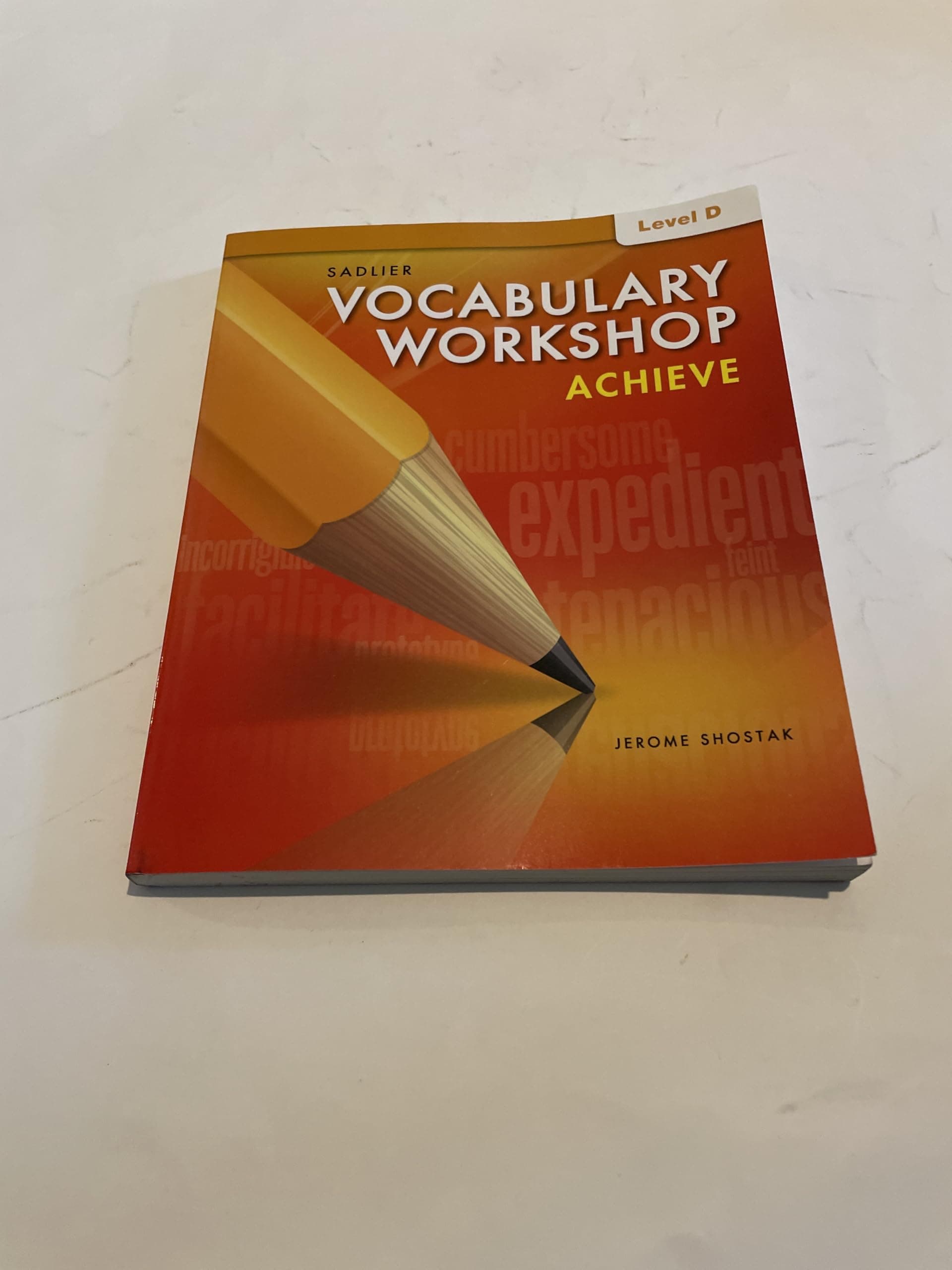 Vocabulary Workshop Achieve Level D Grade 9