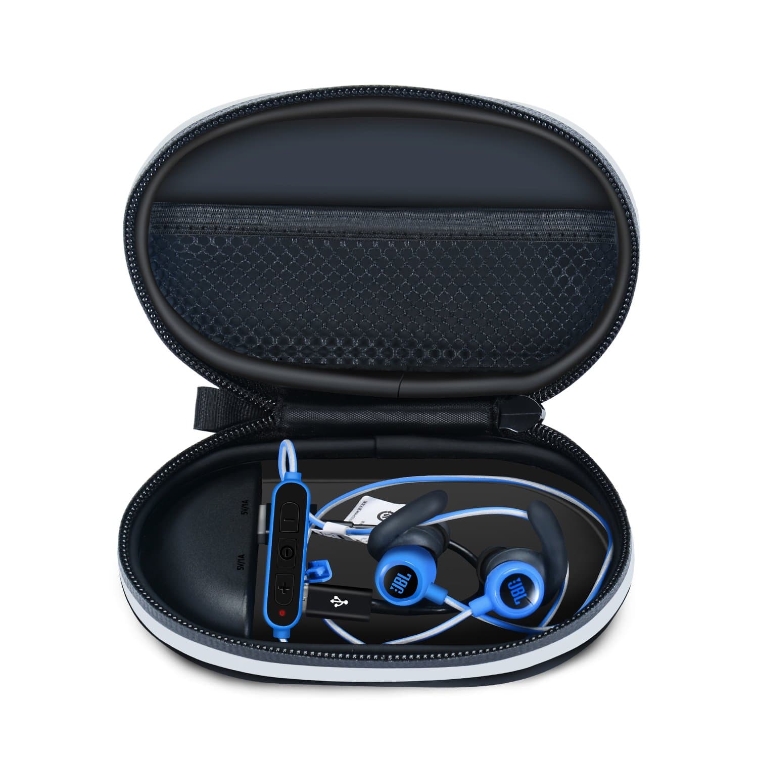 CrustPro Double Output Ports Wireless Bluetooth Headphone Charging Case for Beats X Powerbeats 3 Bose Quietcontrol 30 Bose SoundSport Pulse Battery Case with 2000mAh Power Bank for Smartphone