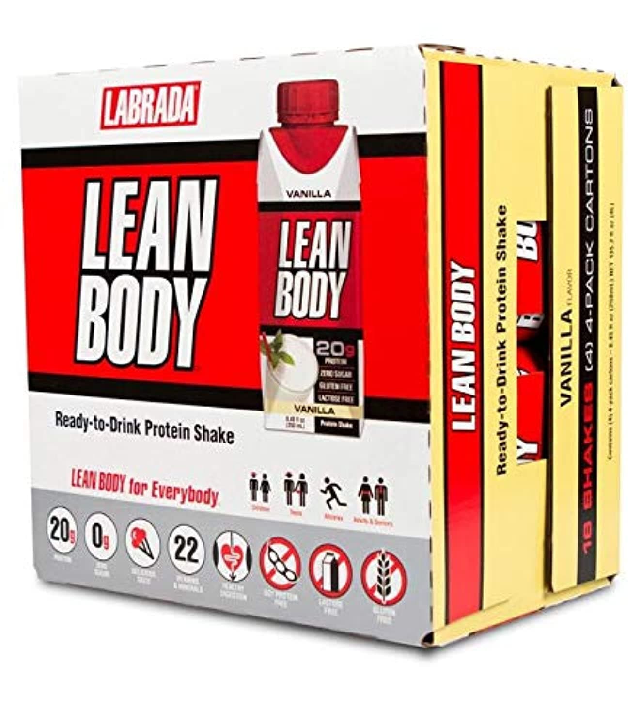 Labrada Nutrition Lean Body Vanilla 20g Protein