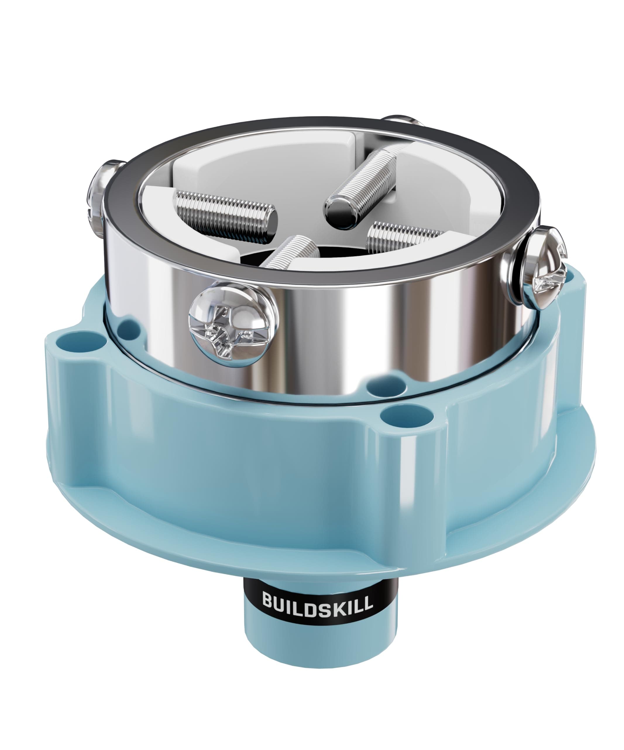 Buildskill Fully Automatic Washing Machine Tap Connector, Durable Tap Adapter for Washing Machine Pipe, Tap Connector for Water Pipe, Easy Install Washing Machine Tap Adapter - Blue (Pack of 1)