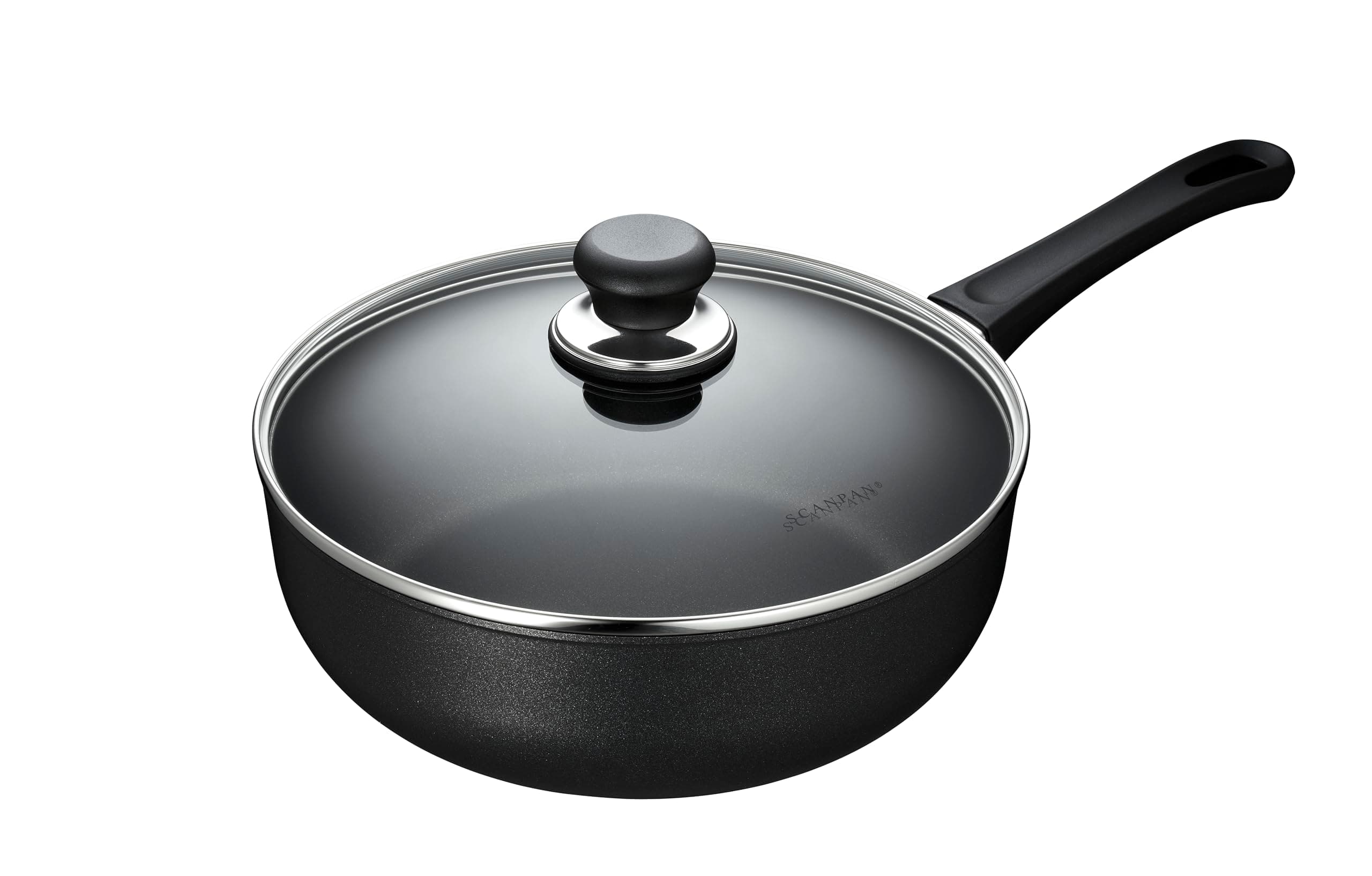 Scanpan Classic 4 Quart Deep Saute Pan with Lid, 10.25"