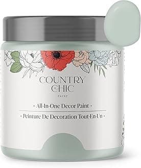 Country Chic Paint Chalk Style - for Furniture, Home Decor, Crafts - Eco-Friendly - All-in-One - No Wax Needed (Happy Hour [Mint Green], Sample (4 oz))