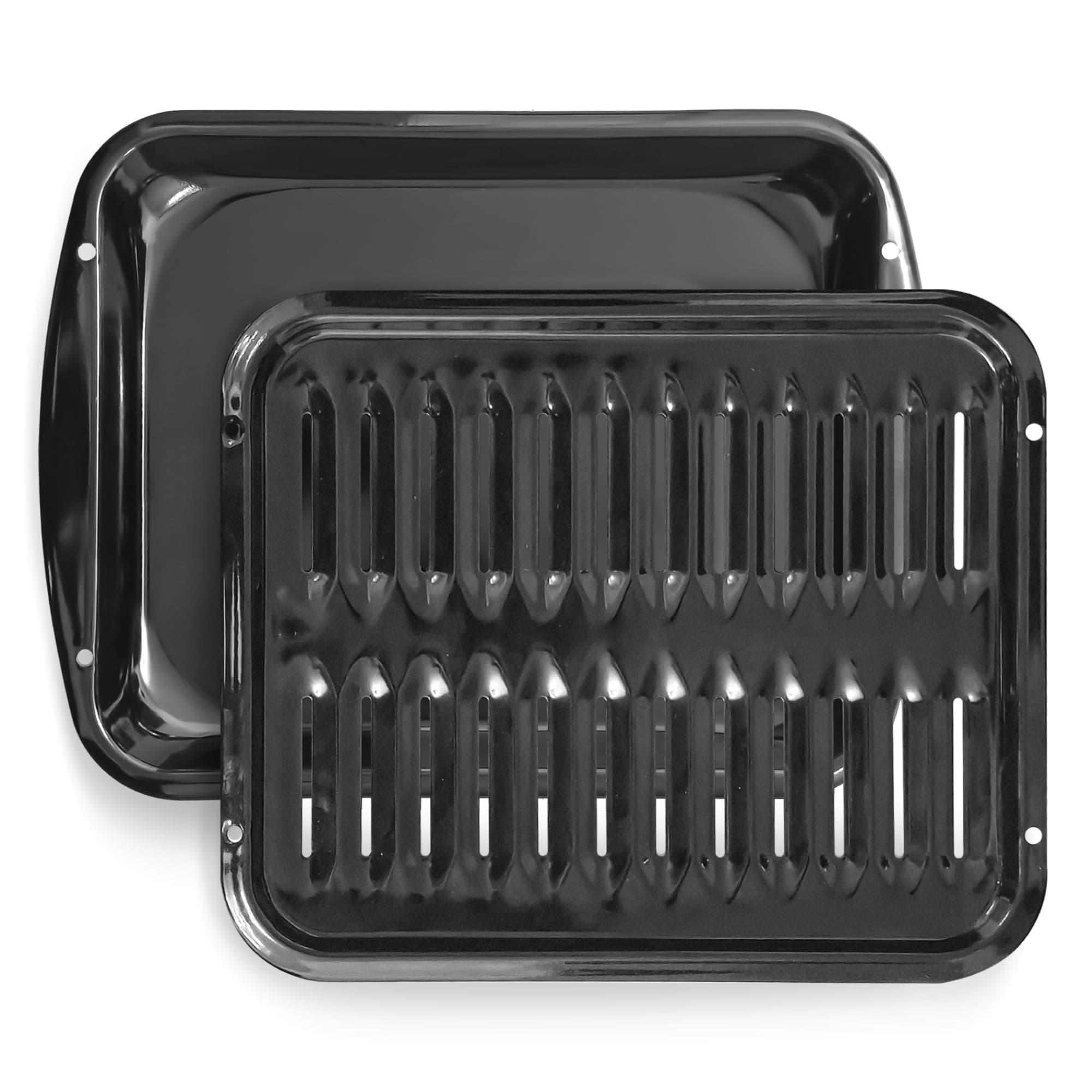 Bagean Replacement for Whirlpool 4396923 Broiler Pan and Rack set 17 x 13 Inch