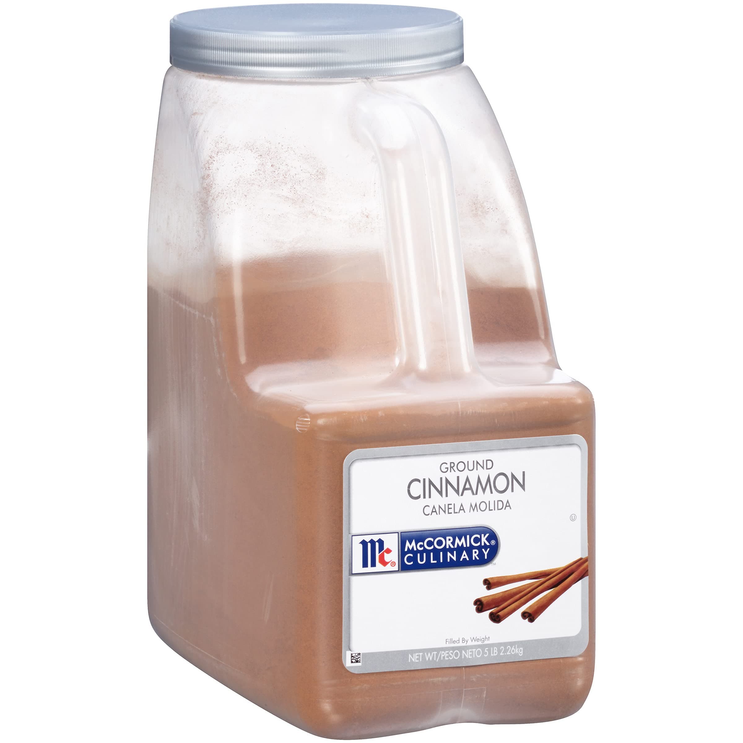 Ground Cinnamon, 5 lb - One 5 Pound Container of Bulk Pure Ground Cinnamon Powder, Perfect in Baking Cakes, Cookies, Pies, Custards, Puddings and More