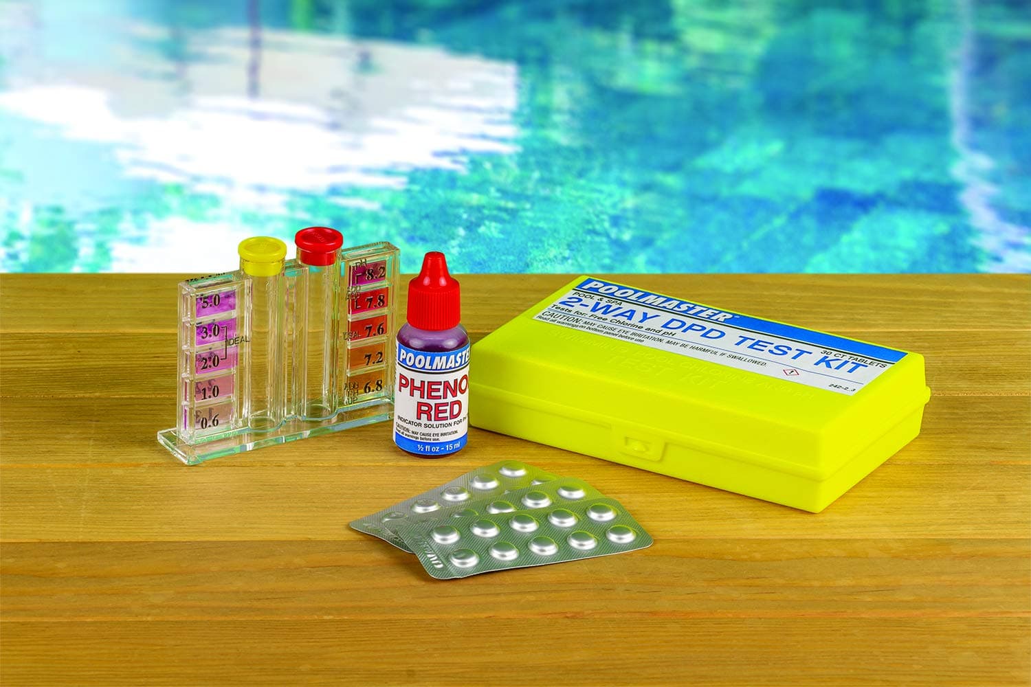 Poolmaster 22242 2-Way Test Kit with DPD Tablets and Case - Basic Collection Small