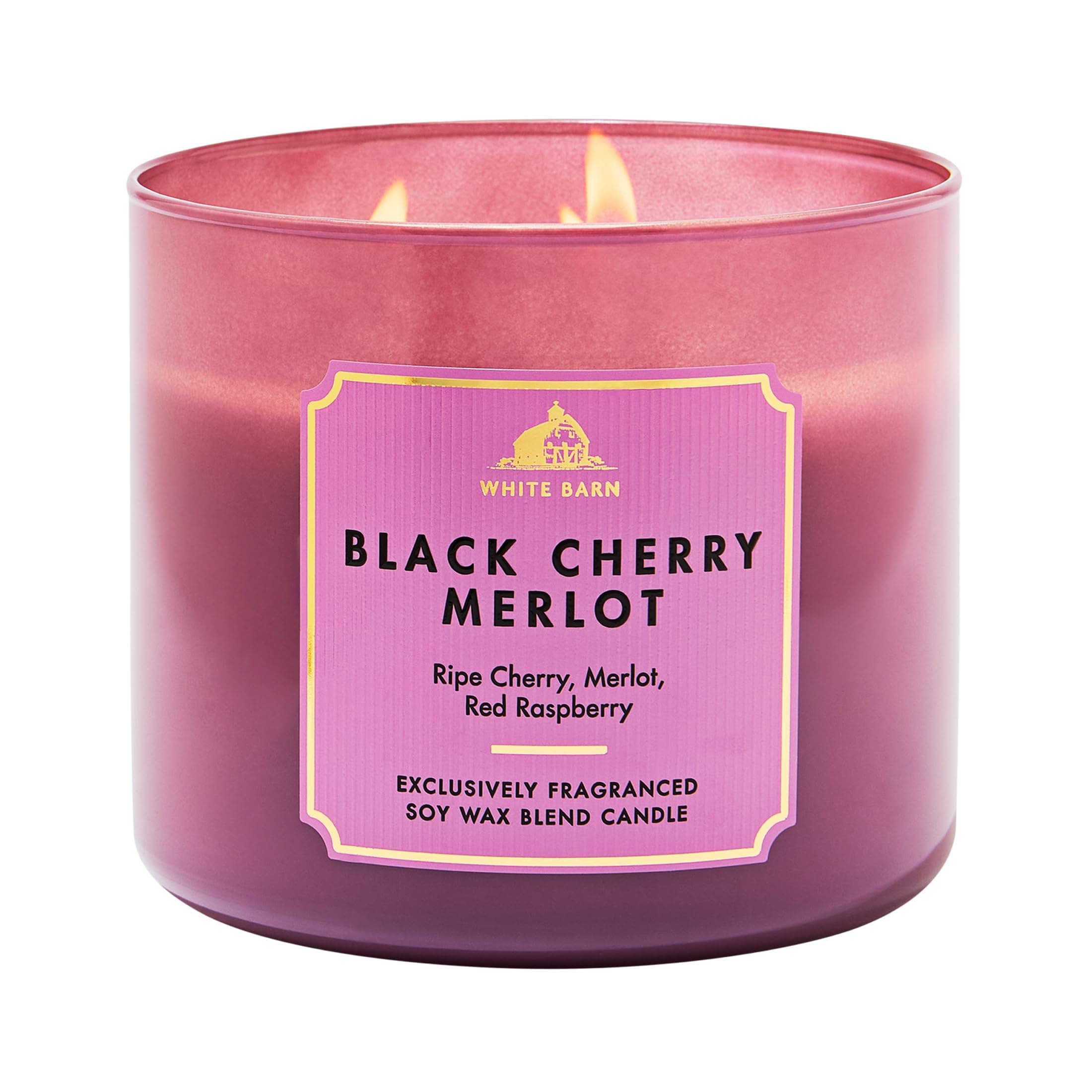 Black Cherry Merlot 3-Wick Candle