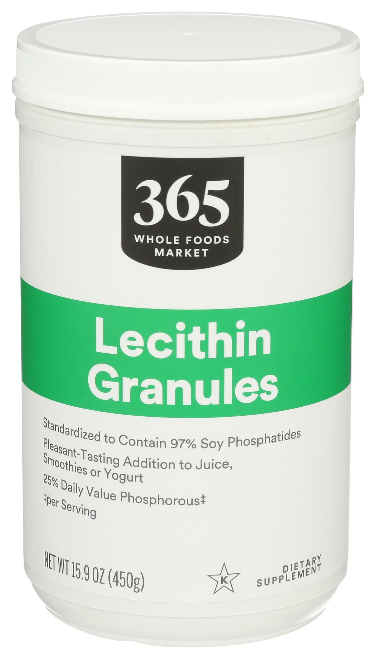 365 by Whole Foods Market, Lecithin Granules, Vegan, 15.9 Ounce