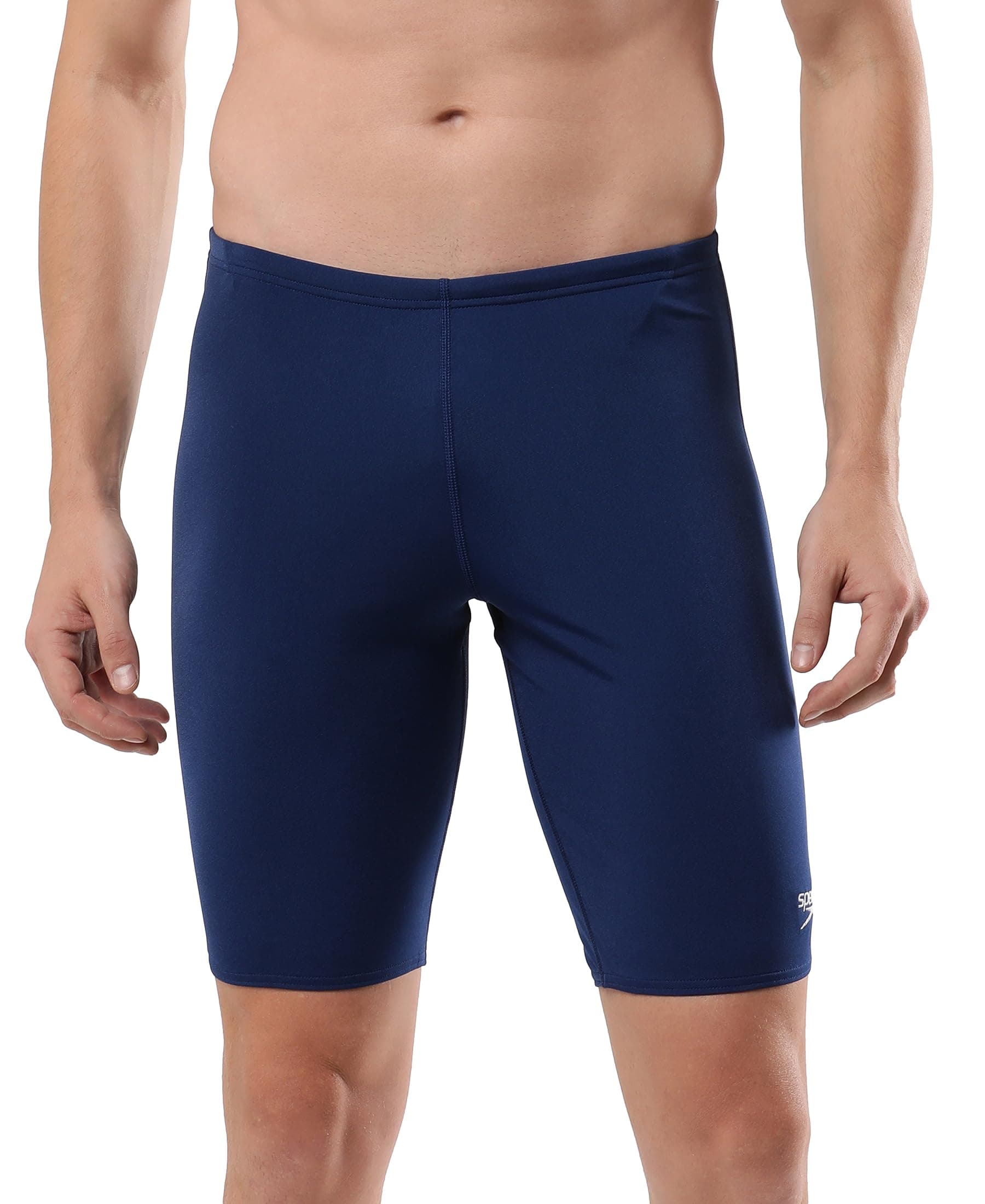 Speedo Men's Endurance+ Essential Jammer - Cerulean Blue & White
