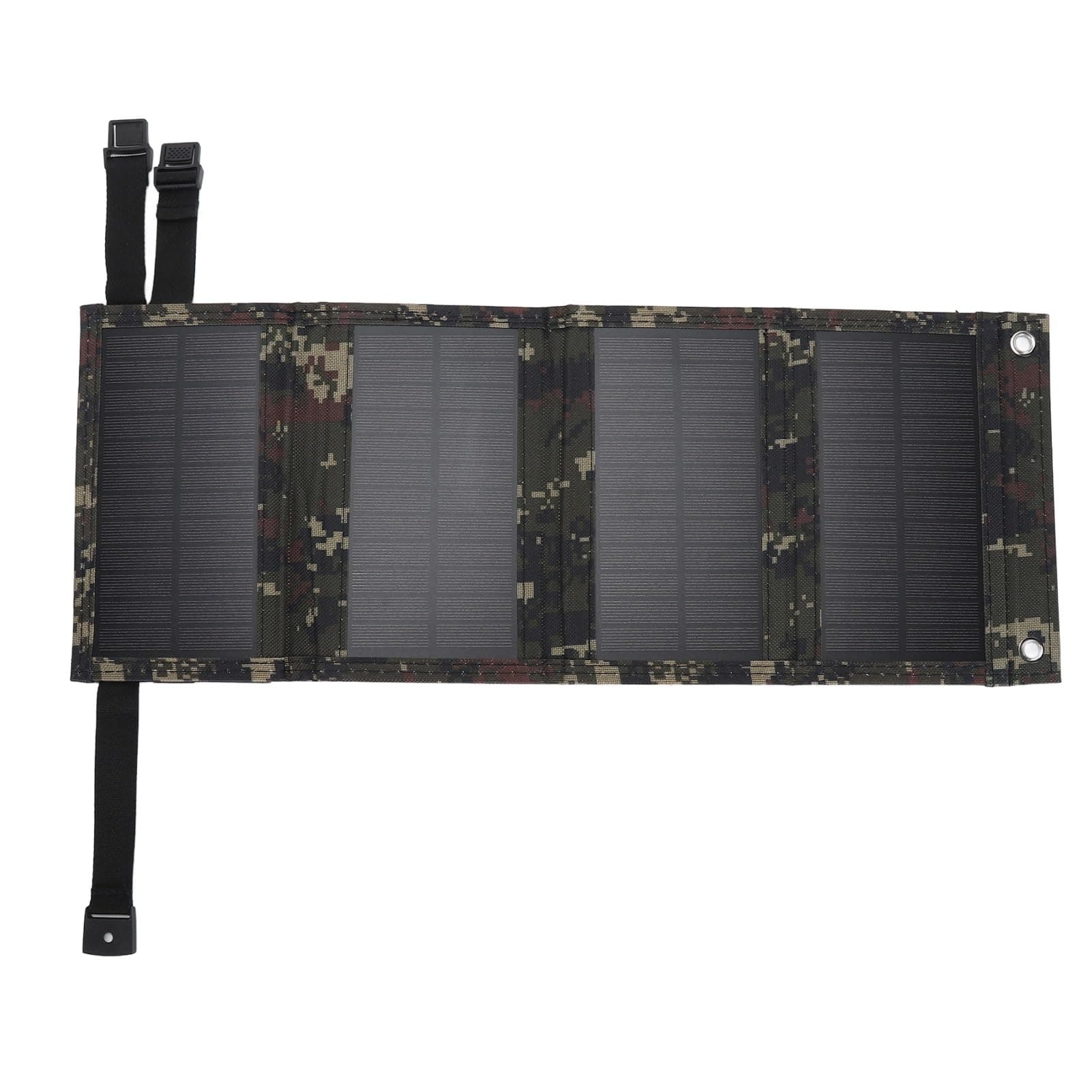 10W Portable Solar Panel for Travel, Foldable Solar Panel with USB Output, SolarChargers for Phone Laptop CameraCharger, Power Banks for Outdoor Hiking Camping (Camo Color)