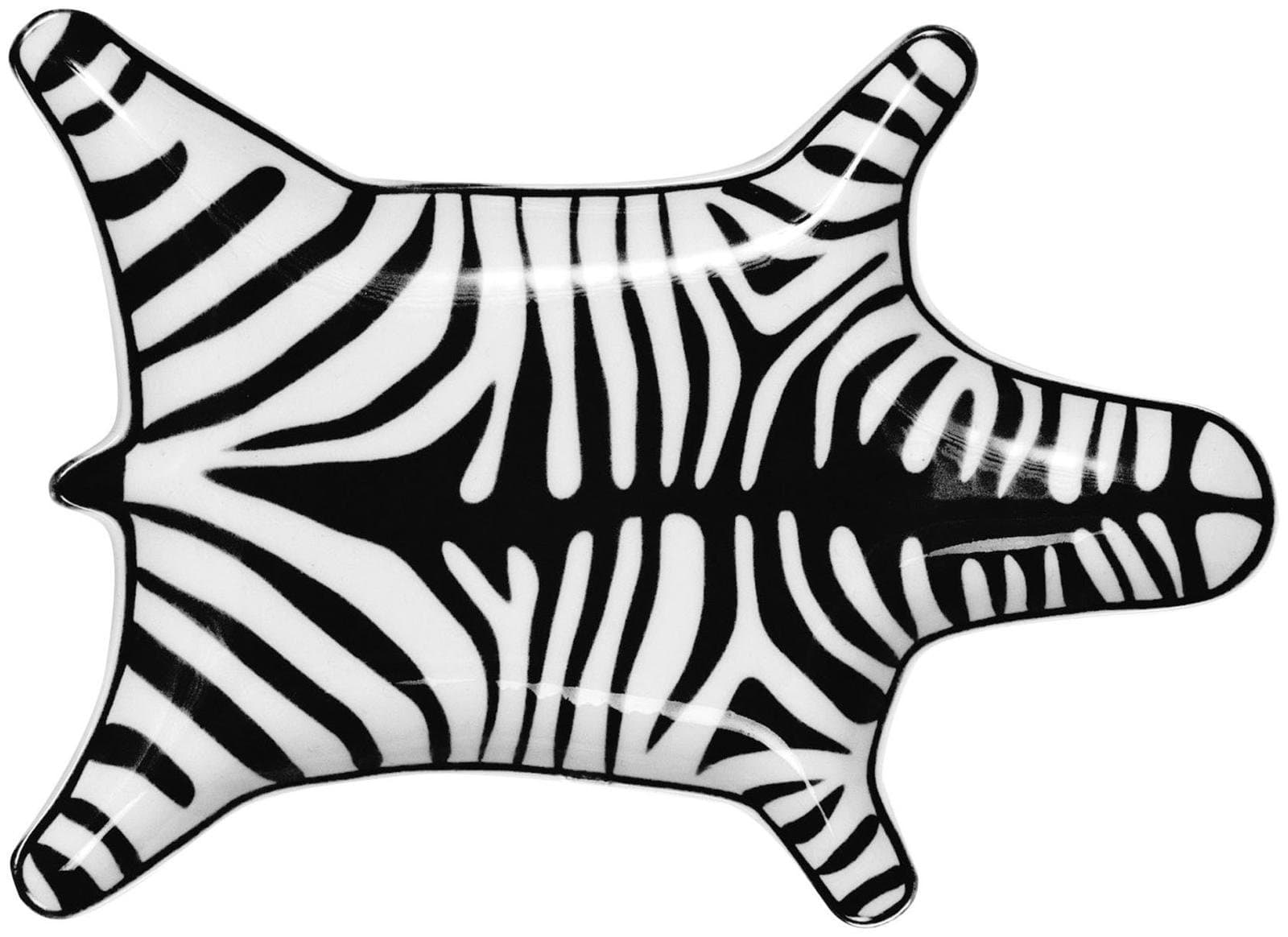 The Zebra Dish, Black/White