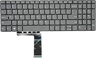 Replacement Keyboard for Lenovo ideapad 3-15IIL05 3-15ADA05 3-15ARE05 3-15IGL05, ideaPad 330s-15IKB 330s-15ARR & ideapad S340-15IWL S340-15API S340-15IIL Series Laptop, US Layout