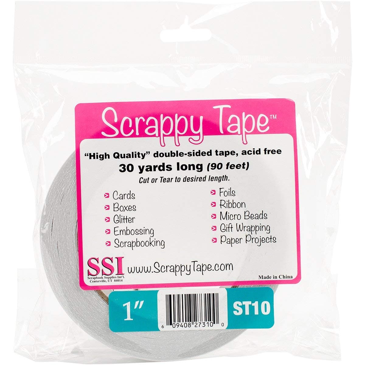 Scrappy Tape 1"X30 Yards-