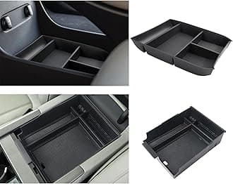 2025 Palisade Organizer for 2020 2021 2022 2023 2024 2025 Hyundai Palisade SE/SEL/XRT/Limited/Calligraphy Center Console Organizer Under Armrest Organizer Insert Tray 2025 Palisade Accessories 2PCS