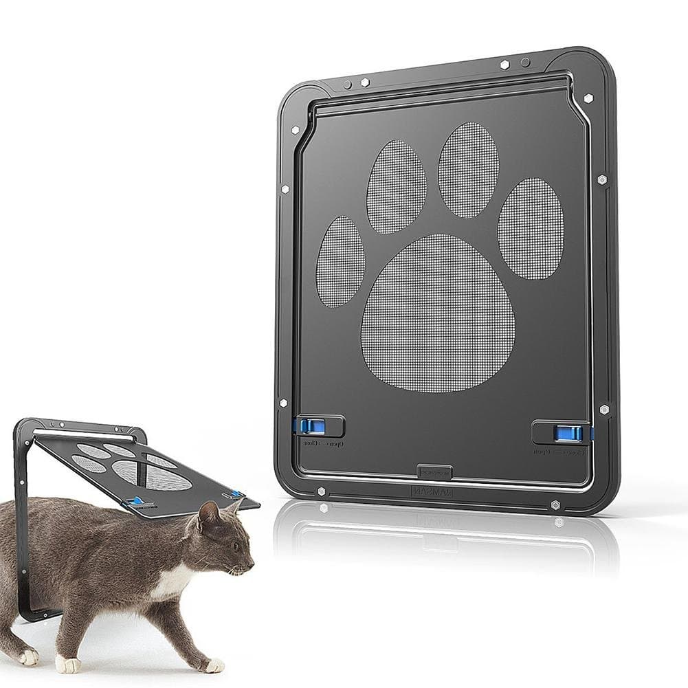 Biowow Cat Doors for Interior Doors, 8" W 10.2" H Net Cat Door for Window Pet Door Screen Doggie Door for Kitten & Small Dog With Circumference Shorter Than 25.12"