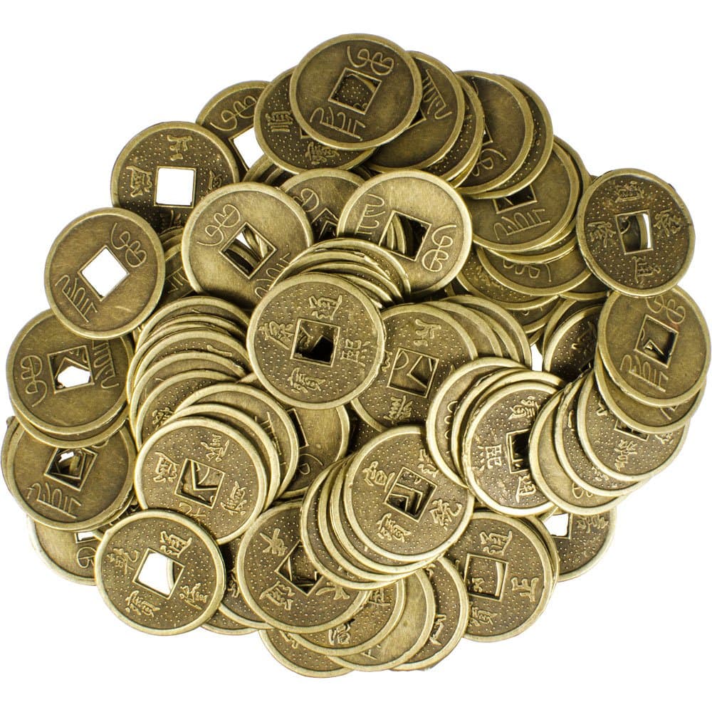 The New Age SourceChinese Coins - Medium 20mm (Pk 25)