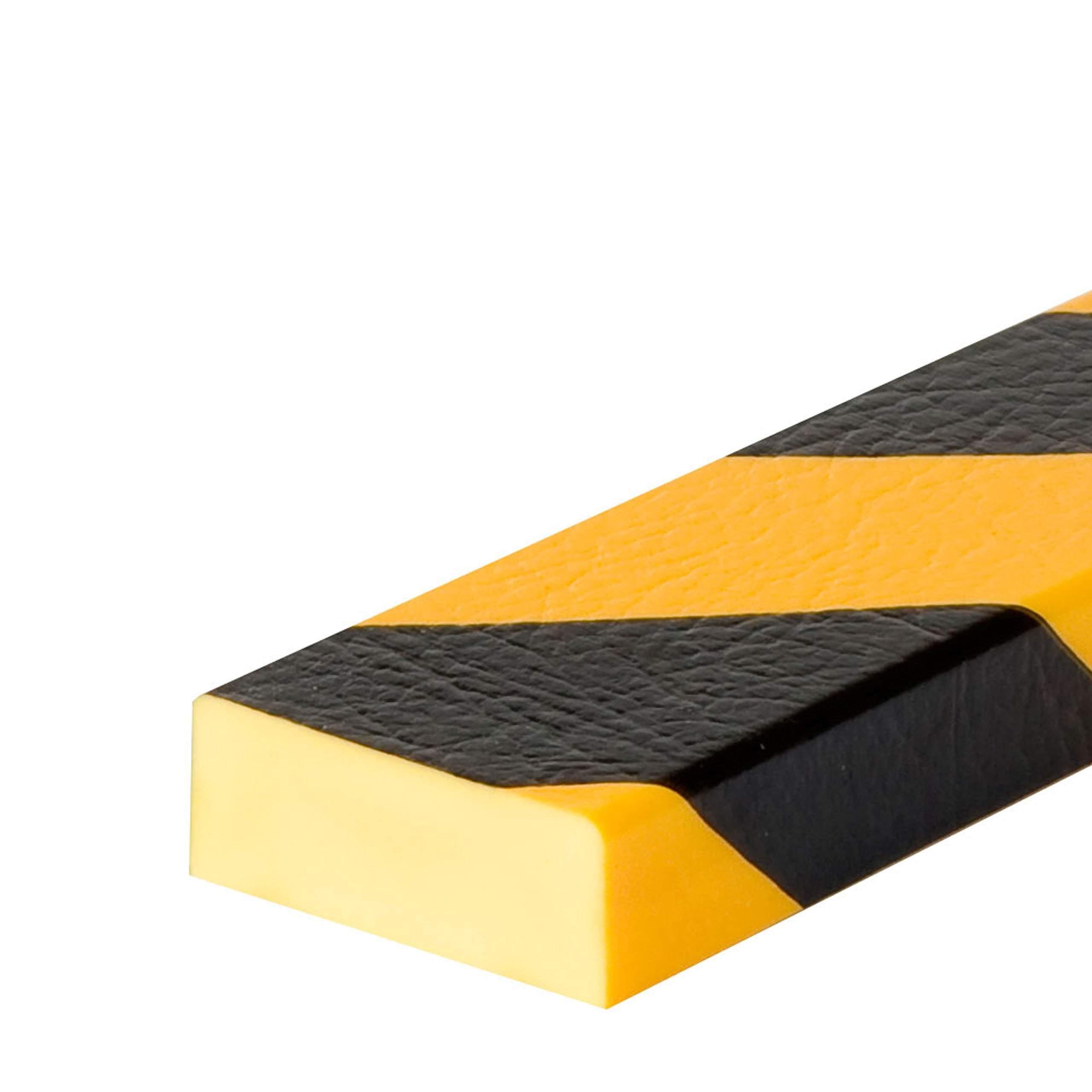 Type D - Surface Buffer Strip - Warns & Protects - Yellow/Black - 5000mm