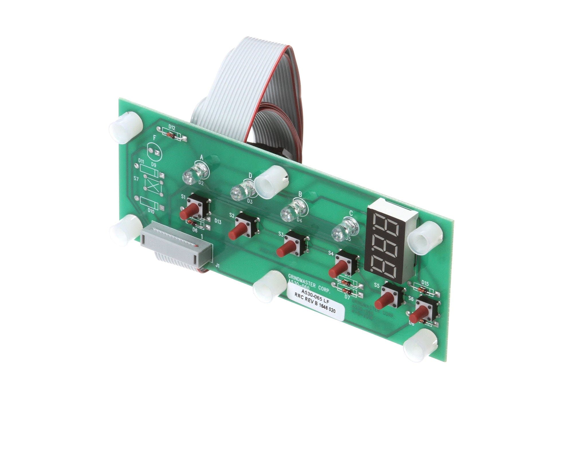 Grindmaster A530-065 Cecil Ware Touch Pad Assembly, Pb-Brewer, 2Nd Generation