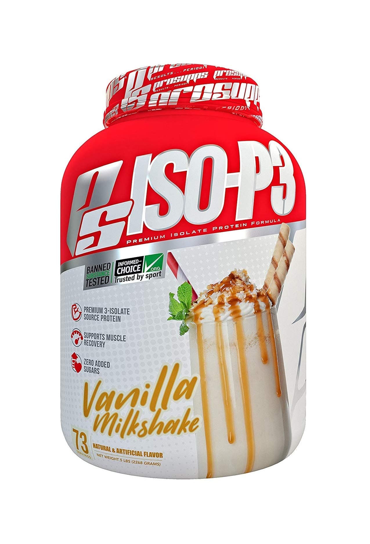 Pro Supps Iso P3 Vanilla Milkshake, Red, 5 Pound