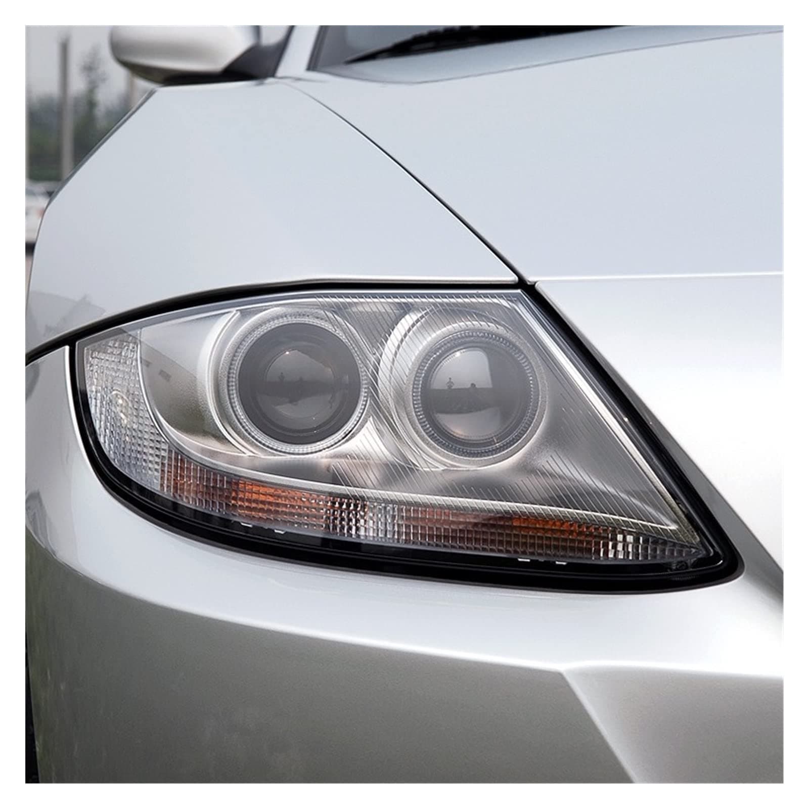 Headlights For BMW Z4 E85 2003 2004 2005 2006 2007 2008 Car Headlight Cover Headlamp Transparent Lampshade Shell Lens Glass Headlamp (Size : Right)