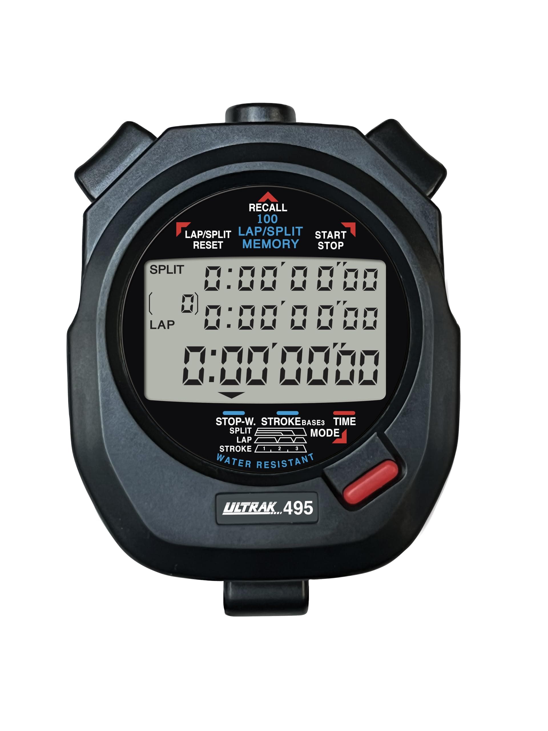 Ultrak 100 Lap Memory Timer, Black