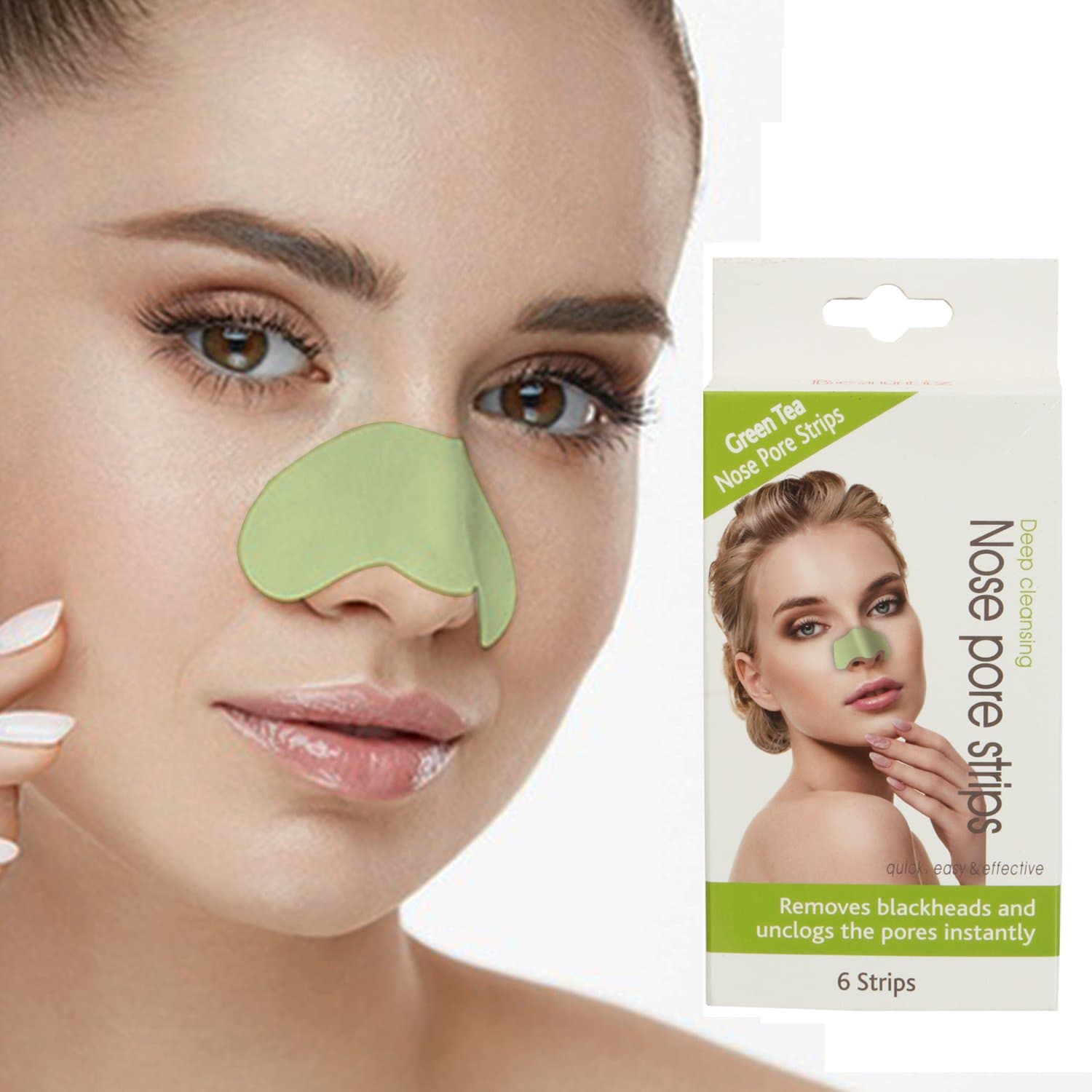 Beautiz Nose Strips (6 Strips, Green Tea)
