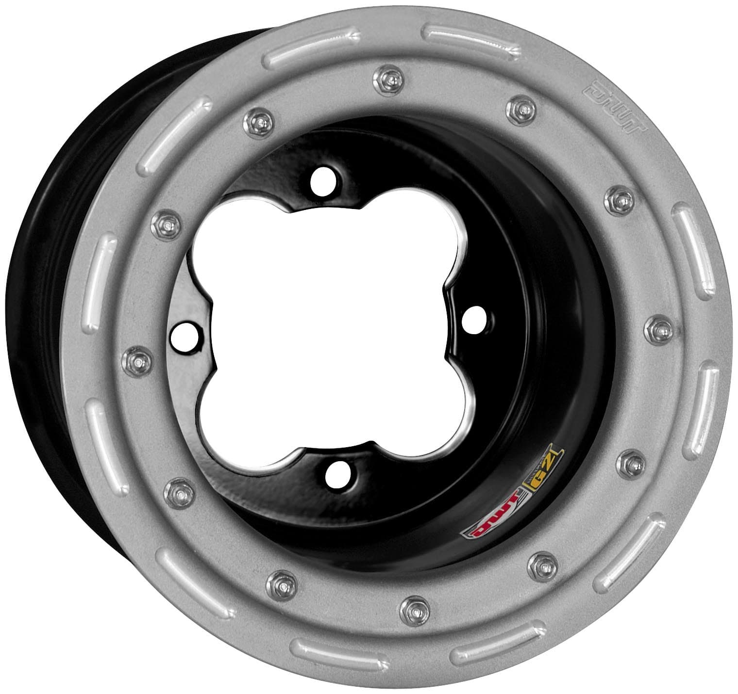 Douglas Wheel Beadlock Ultimate G2 Wheel - 9x8 - 3+5 Offset - 4/110 , Wheel Rim Size: 9x8, Rim Offset: 3+5, Bolt Pattern: 4/110, Color: Black, Position: Rear G2-06-529NR
