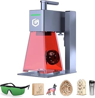 Longer Nano Pro 12000mW Laser Engraver 5000mm/s High-Speed Laser Engraving and Cutter Precision 0.01 * 0.01mm CNC, DIY Laser Cutter and Engraver Machine for Wood, Metal, Paper, Acrylic, Leather, Glass