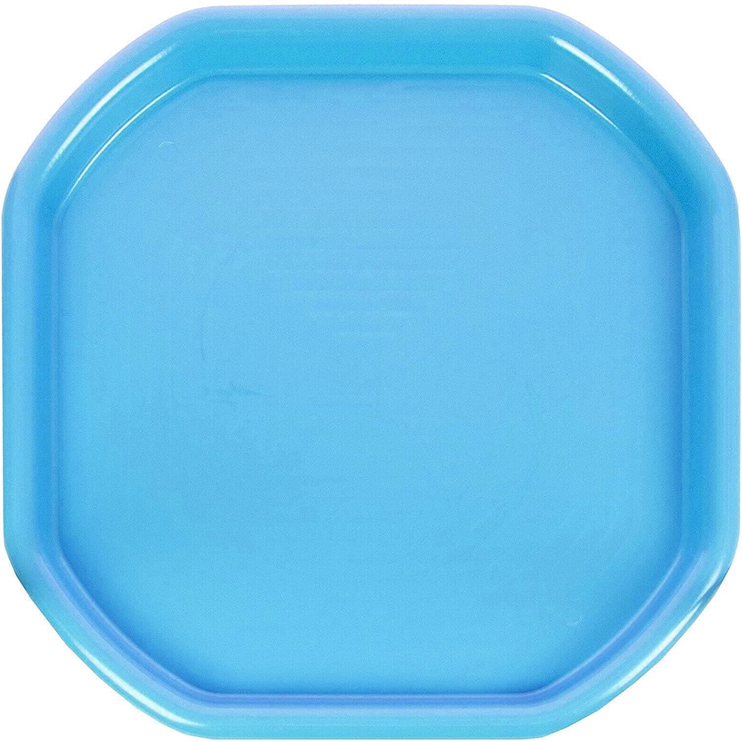 COLOUR LARGE/SMALL PLASTIC MIXING TRAY SAND WATER PLAY_BUILDER EQUIMENT Toy Sand Pool Pit Water Game Garden Beach MADE IN UK (Sky Blue, Small)