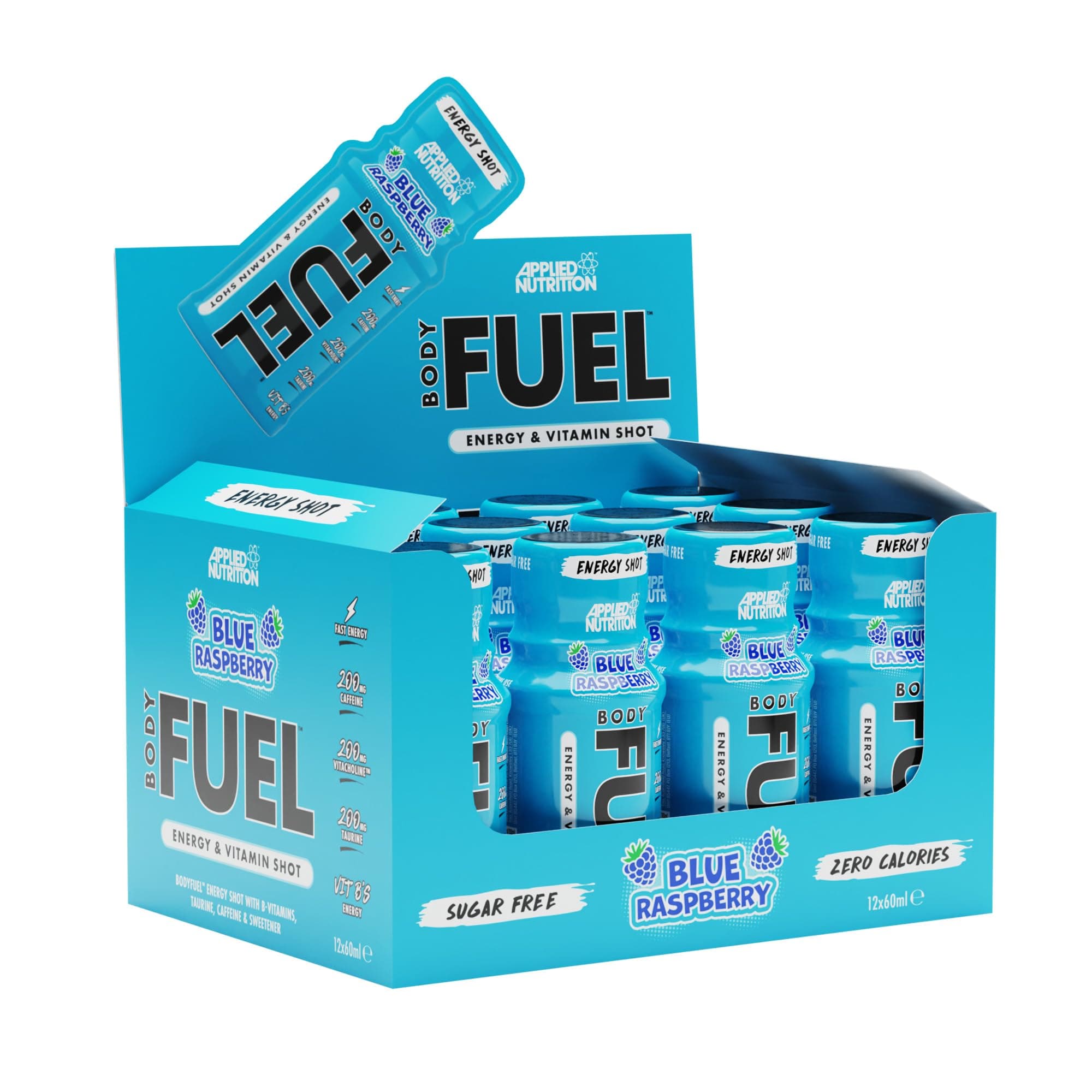 Body Fuel Blue Raspberry Burst 60ml x 12