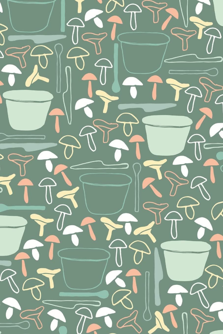 Mushrooms: Safe Pin Numbers Handy Notebook Organizer Helpful for remembering username and login details