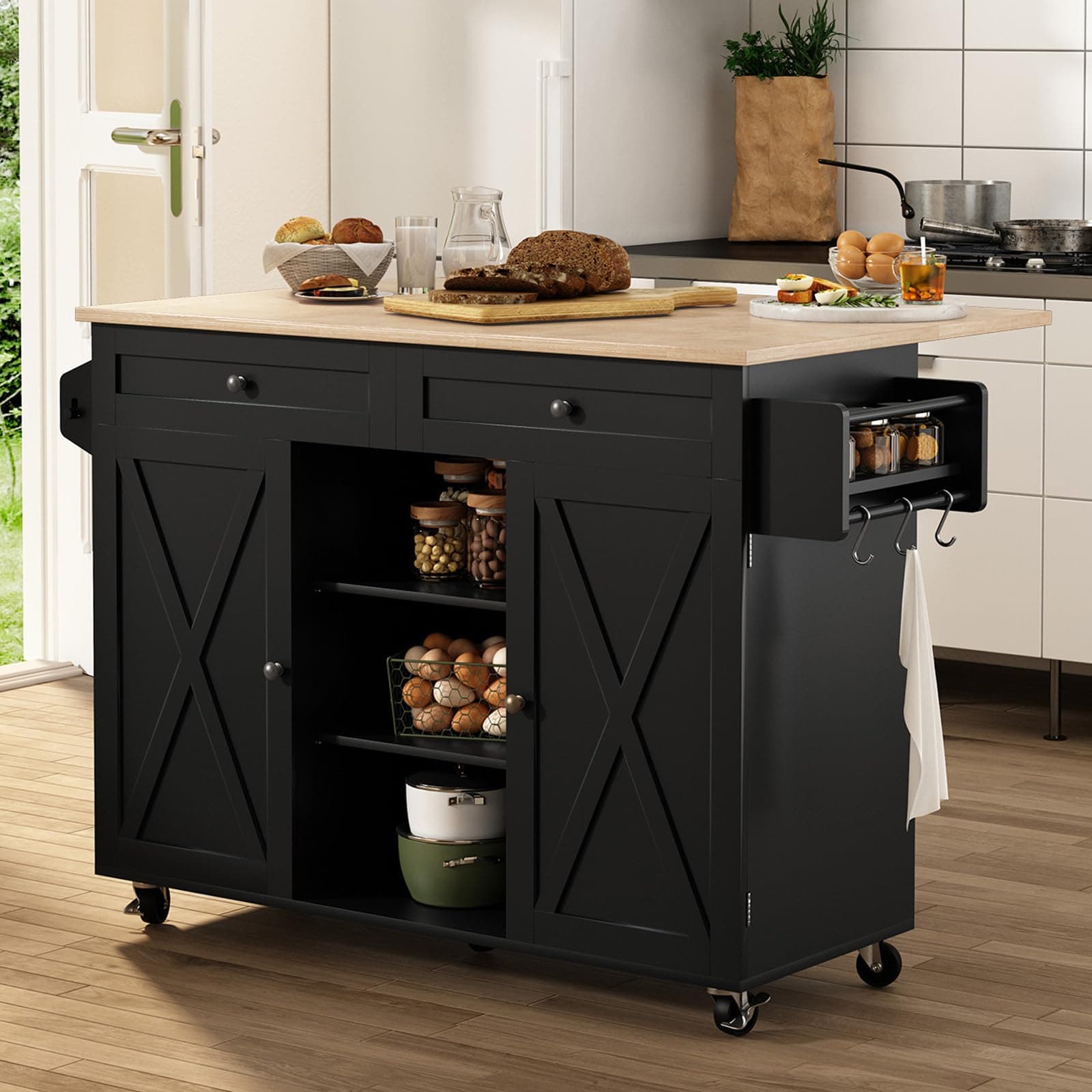 HLR Kitchen Island On Wheels