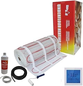 Electric Underfloor Heating kit 150w - 2.0m2 - White Touch Thermostat