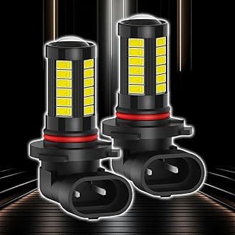 2PCS LED Fog Light Bulbs 9006/HB3S Headlight Bulb, 12V Fog Lights Bulb High Bright Fog Lamps Replacements Bulbs, 9006 Daytime Running Light Halo Headlights for Cars Trucks SUVs(White)