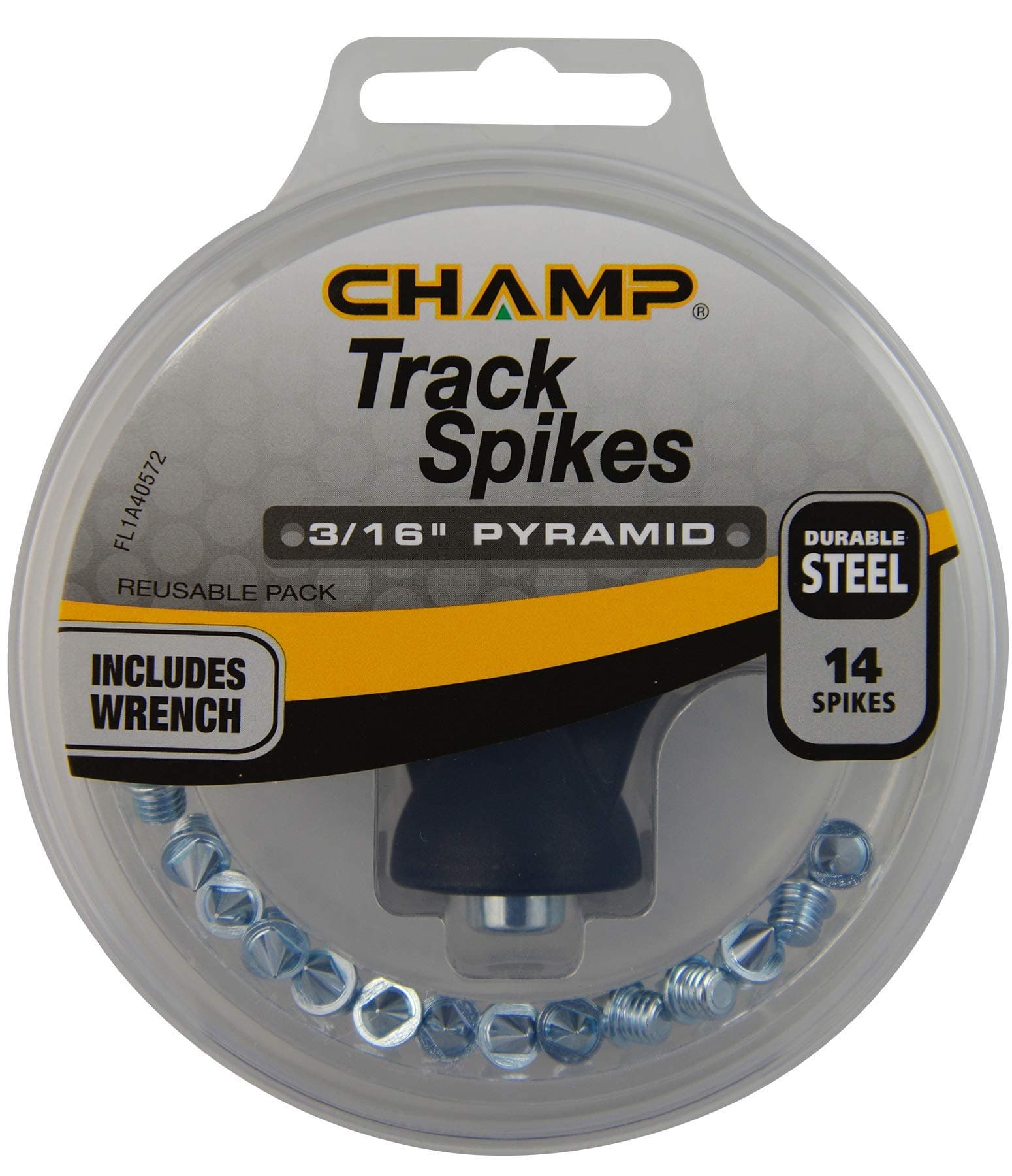 Champ 3/16" Steel Pyramid Spikes