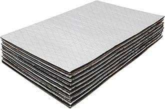 GOSCHE 394 mil 8.61 sqft Sound Deadener for Car, 10mm Thick Sound Deadening Mat Materials Can be Better with Audio Noise Insulation and Vibration Dampening 9.8″x 15.7″(8-Piece)